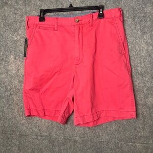 Polo Ralph Lauren Size 32 Nantucket Red Relaxed Fit Flat Front Casual Shorts New